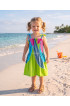 Hand Painted Rayon Kids Dress
